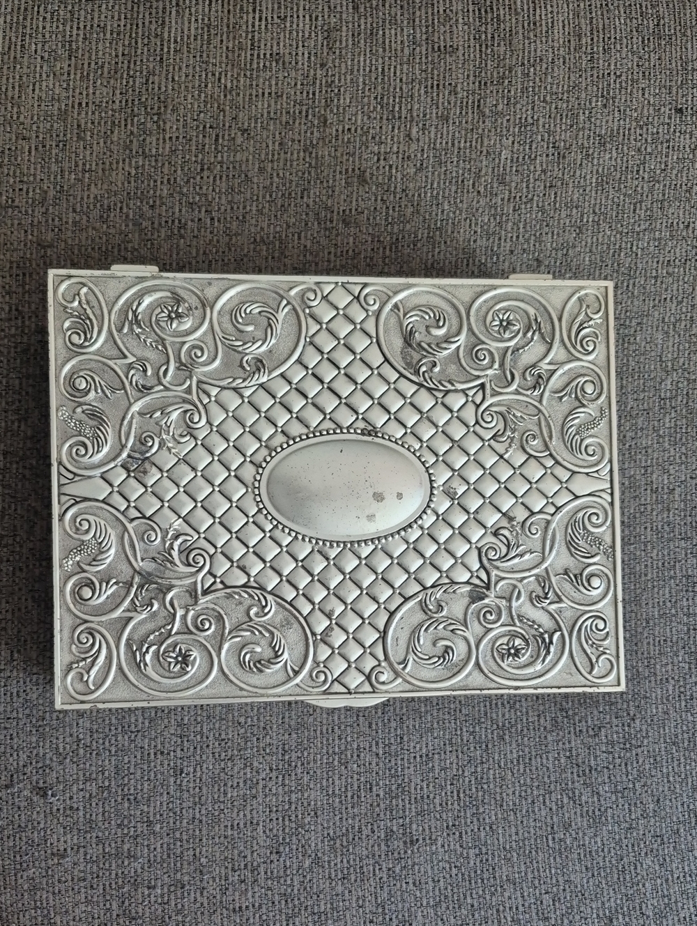 Godinger VINTAGE Silver Plated Jewelry Box Chest